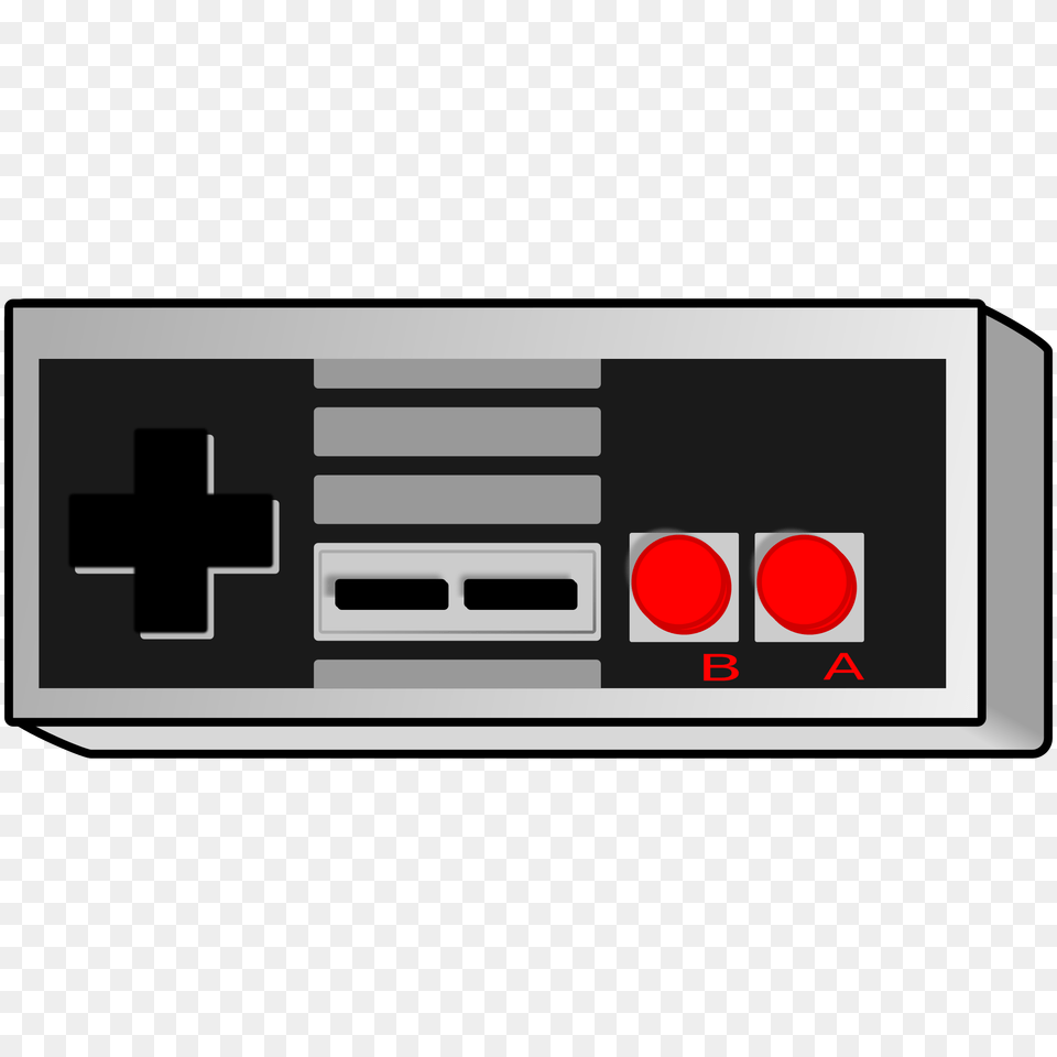 Retro Gamepad Straight With No Cord, Electronics, Scoreboard Png Image