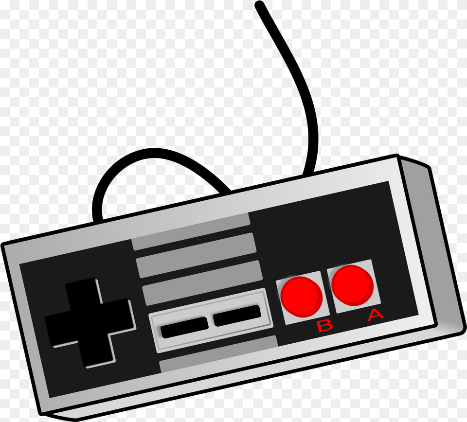 Retro Gamepad Video Game Controller Clip Art, Scoreboard, Electronics Free Transparent Png