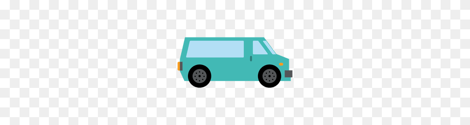 Retro Glossy Van, Transportation, Vehicle, Bus, Minibus Png Image