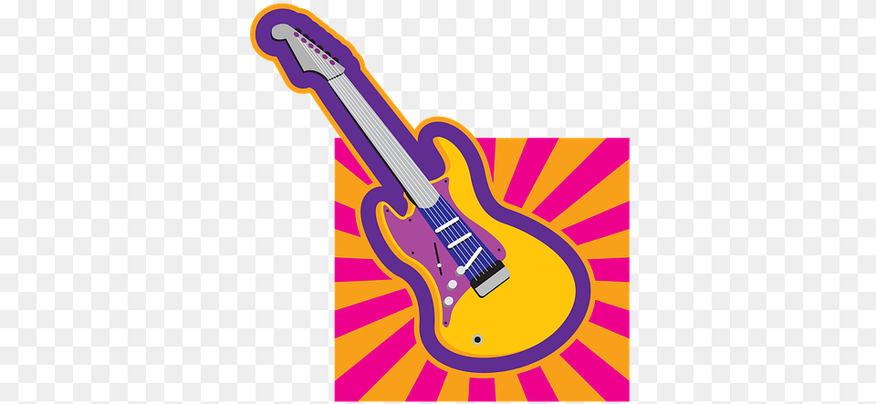 Retro Guitar Clipart, Musical Instrument, Electric Guitar, Dynamite, Weapon Free Transparent Png