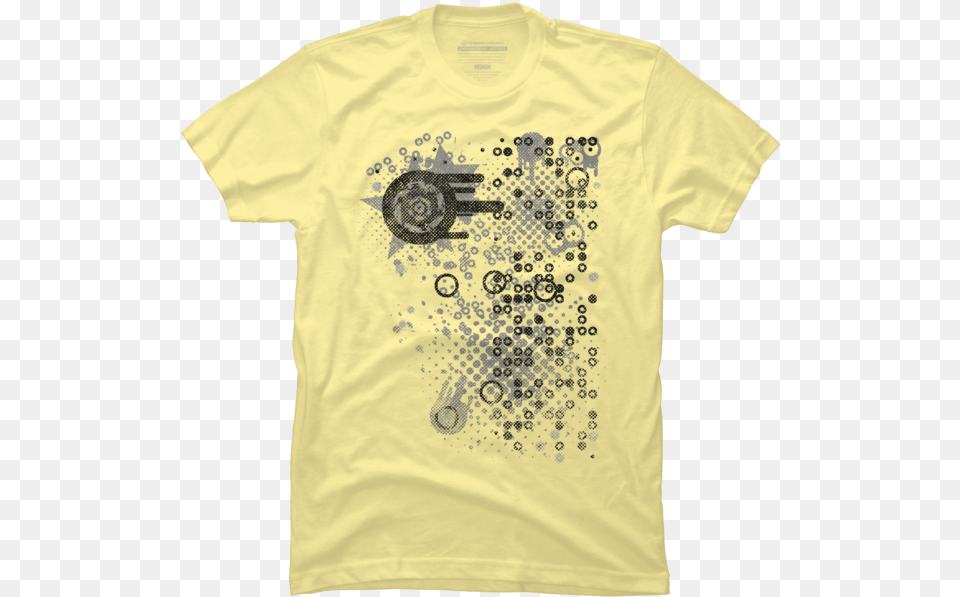 Retro Halftone Abstract Circles And Dots T Shirt By T Shirt, Clothing, T-shirt Png