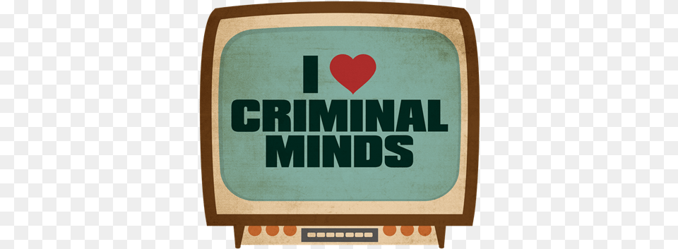Retro I Heart Criminal Minds Menu0027s Shirts Whee Tv Heart, Computer Hardware, Electronics, Hardware, Monitor Png Image