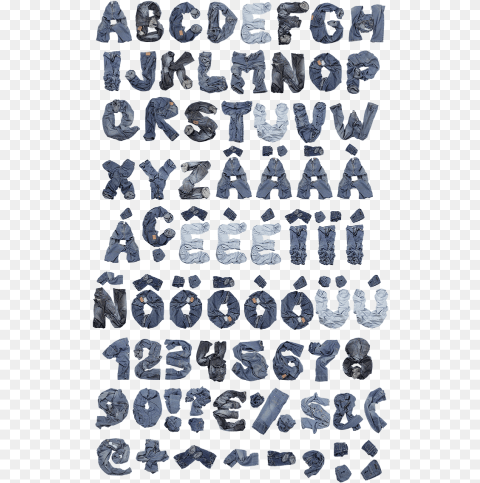 Retro Jeans Material Font Pattern, Person, Baby, Text Free Png