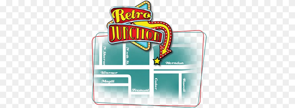 Retro Junction Is The Central Valley39s Hippest Pit Stop Graphic Design, Diner, Food, Indoors, Restaurant Free Png