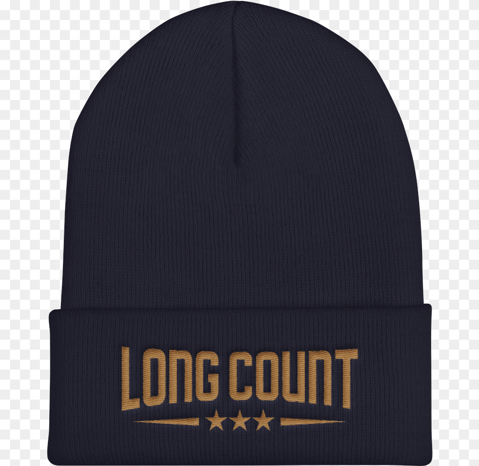 Retro Logo Longcount Beanie U2013 Buck The Trend Clothing Beanie, Cap, Hat, Person Png Image