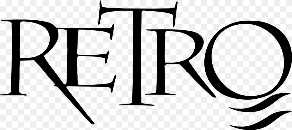 Retro Logo Transparent Retro, Gray Png Image