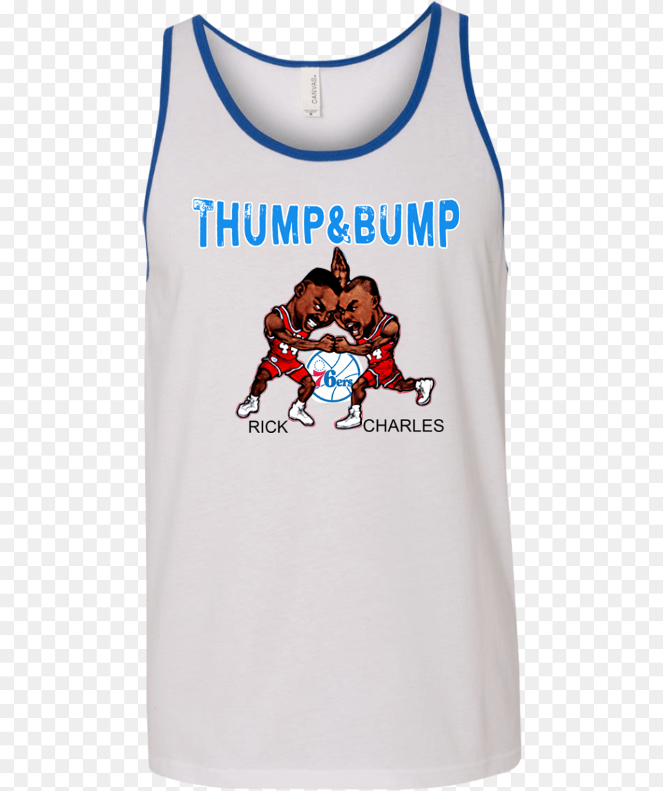 Retro Mahorn Amp Barkley Thump And Bump Inspired Unisex Active Tank, Adult, Baby, Person, Man Free Png