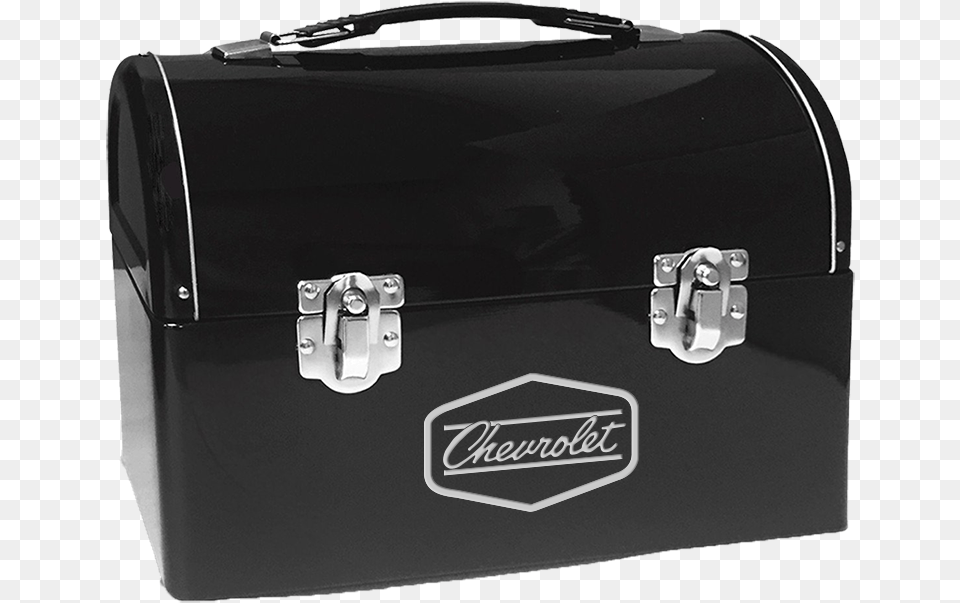 Retro Metal Domed Lunch Box Black Metal Lunch Box, Car, Transportation, Vehicle, Bag Png