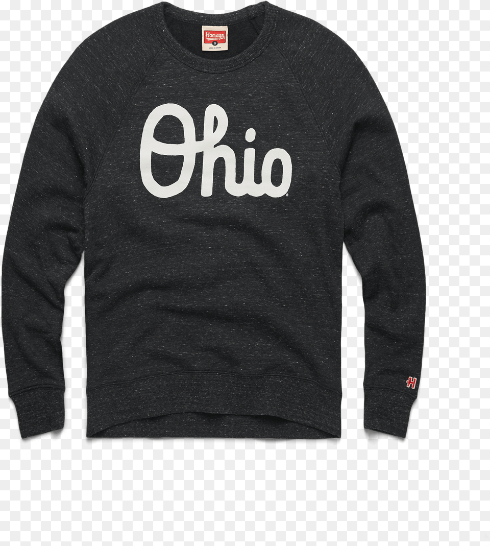 Retro Ohio State University Osu Buckeyes Vintage Inspired Long Sleeved T Shirt, Clothing, Knitwear, Long Sleeve, Sleeve Png Image