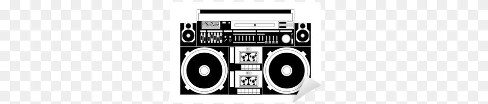 Retro Old School Boombox, Electronics, Stereo, Scoreboard Free Transparent Png