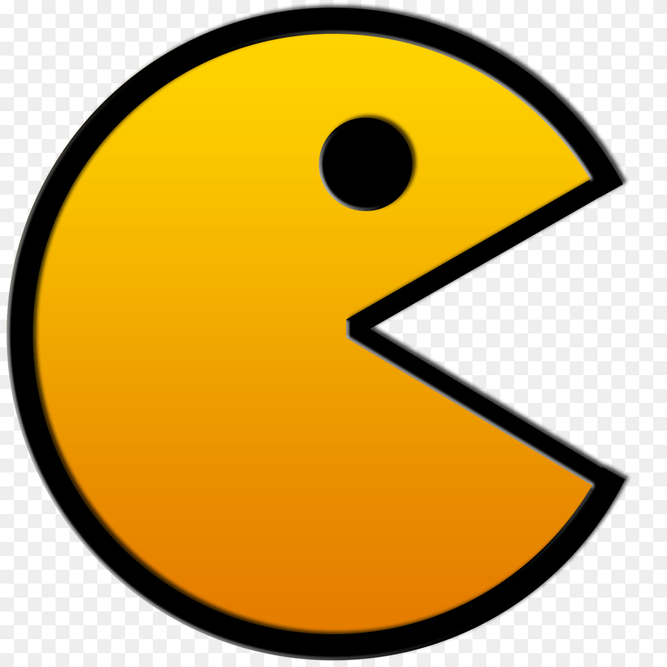 Retro Pacman Pacman, Symbol, Text, Disk Free Transparent Png