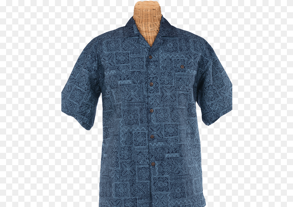 Retro Print Aloha Shirt With A Hawaiian Quilt, Clothing, Blouse, Pattern, Home Decor Free Png Download