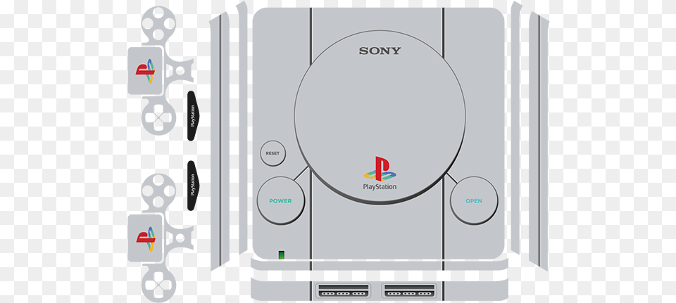 Retro Ps4 Console Sticker Ps1 Skin For Ps4 Pro, Electronics, Disk Png