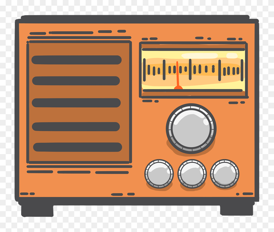 Retro Radio Clipart, Electronics, Gas Pump, Machine, Pump Png Image