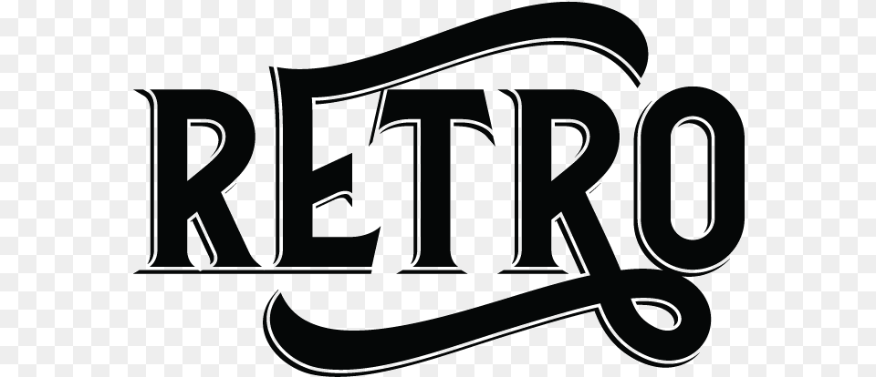 Retro Retro Retr, Text Free Png