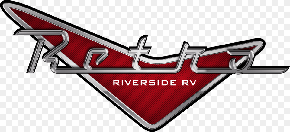 Retro Riverside Rv Logo, Emblem, Symbol, Dynamite, Weapon Png