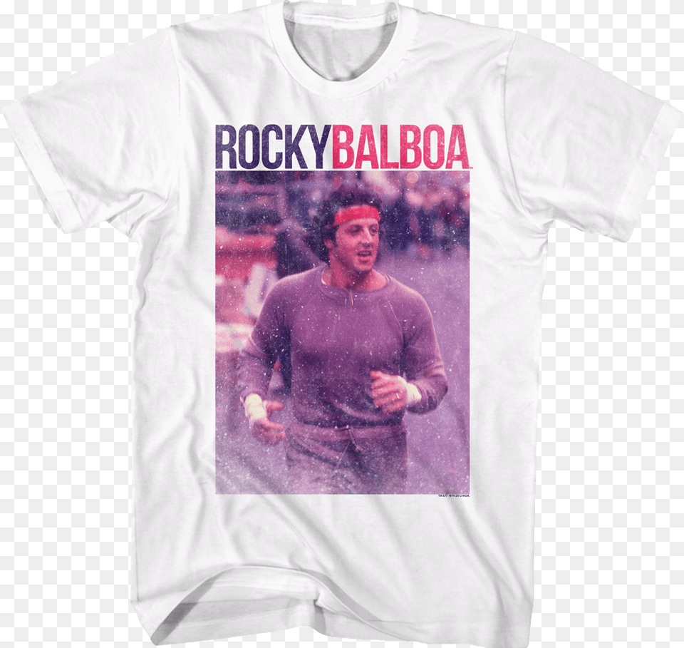 Retro Rocky Balboa T Shirt Dexter39s Lab T Shirt, Adult, Clothing, Male, Man Png