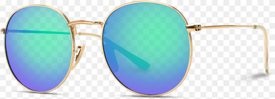 Retro Round Polarized Metal Frame Hipster Sunglasses Reflection, Accessories, Glasses Free Transparent Png