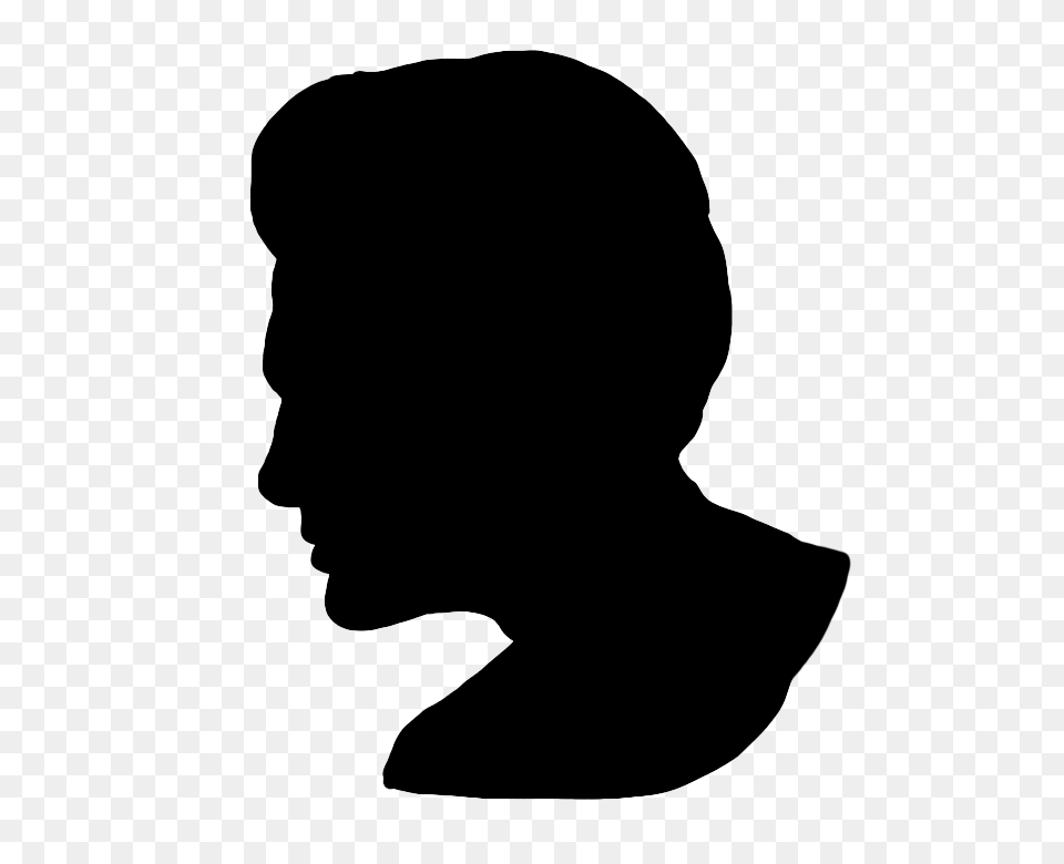 Retro Silhouette Male Head Acrylic Pouring, People, Person, Text Png Image