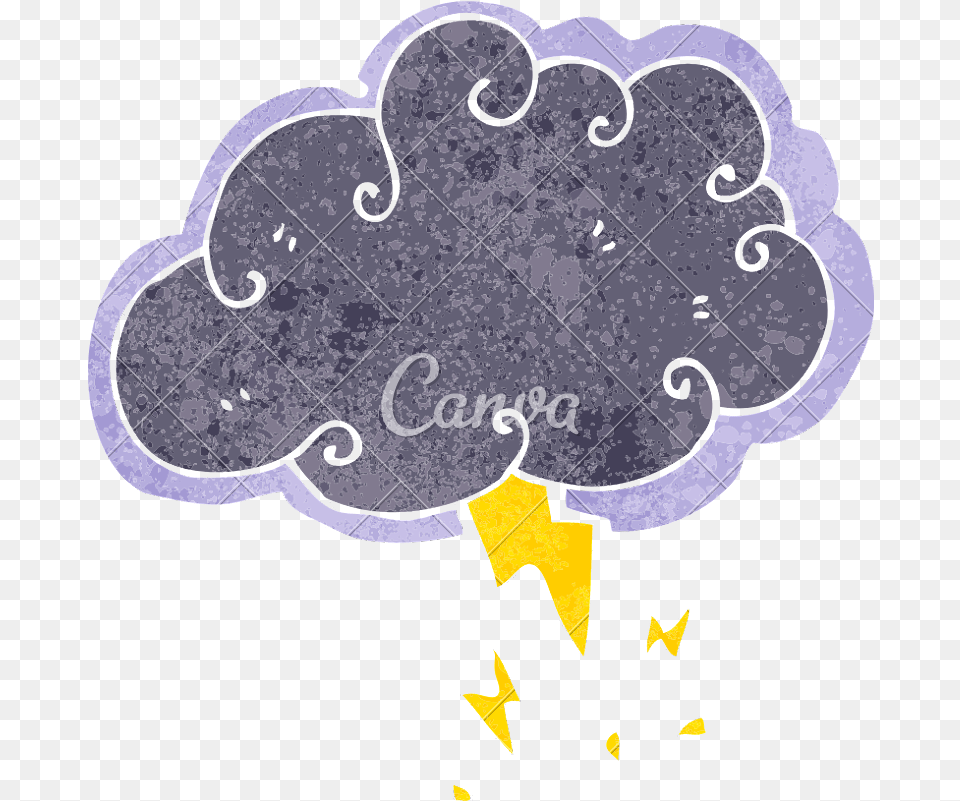 Retro Storm Cloud Photos By Canva Lovely, Body Part, Hand, Person, Electronics Png