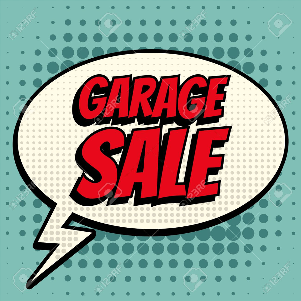 Retro Style Garage Sale, Text, Sticker Png Image