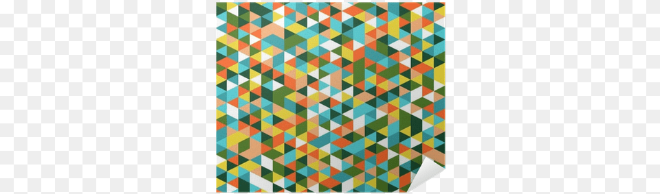 Retro Style Triangle Pattern Triangle, Quilt Png