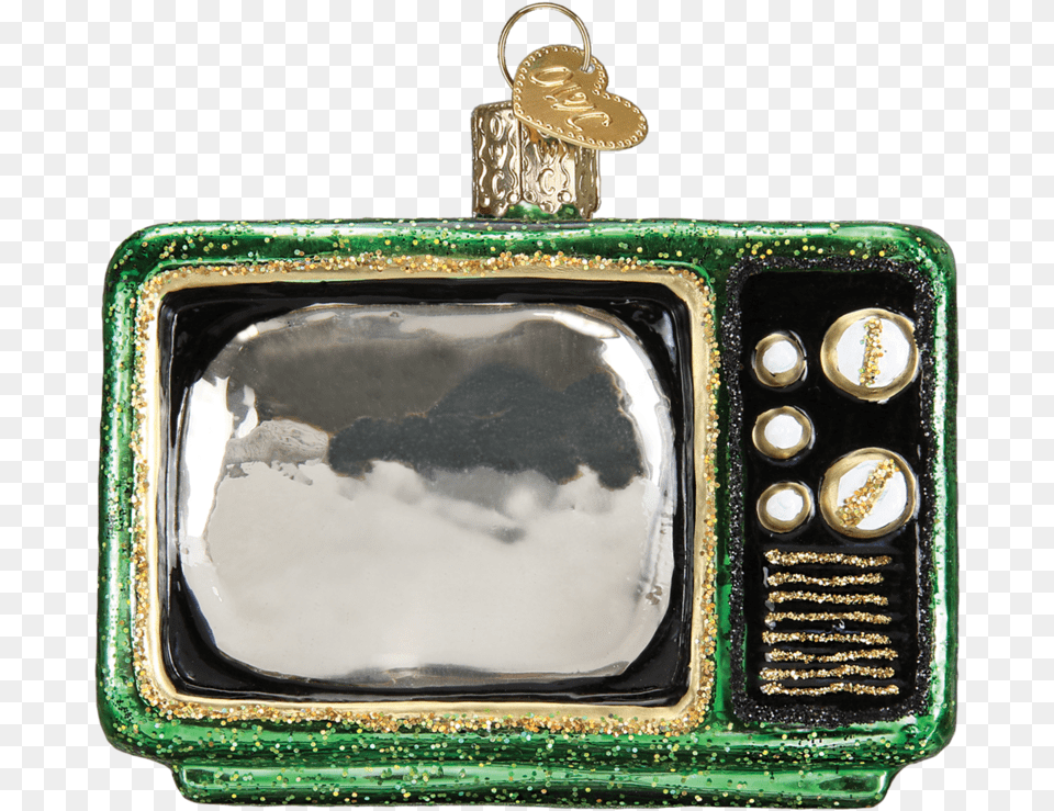 Retro Tube Tv Old World Christmas Ornament Tv Christmas Ornaments, Computer Hardware, Electronics, Hardware, Monitor Free Png Download