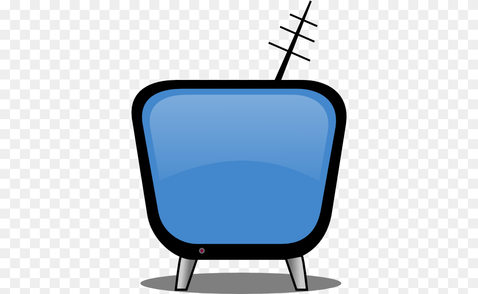 Retro Tv Blue Clip Art, Screen, Monitor, Hardware, Electronics Png