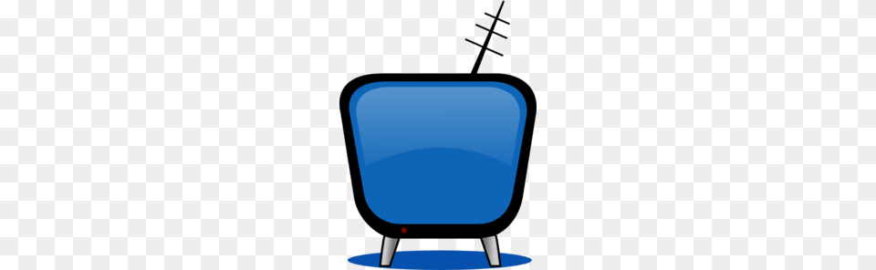 Retro Tv Blue Clip Art For Web, Tub, Bathing, Bathtub, Cushion Free Png