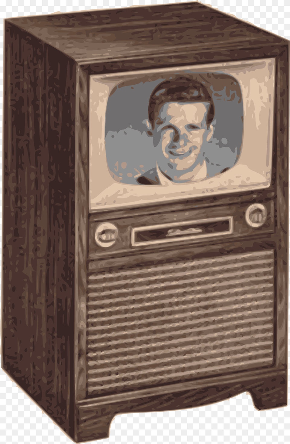 Retro Tv Clip Arts Vintage Tv Vector Free, Computer Hardware, Screen, Monitor, Hardware Png Image