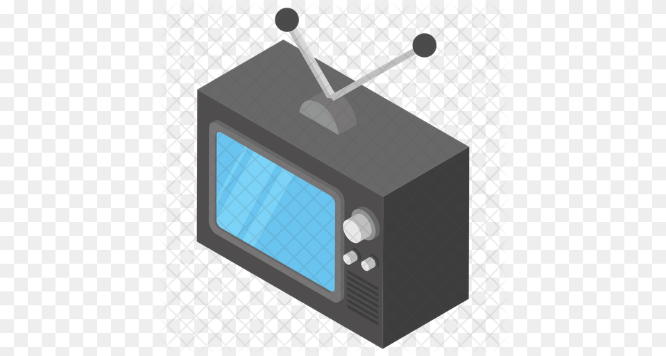 Retro Tv Icon Electronics, Computer Hardware, Hardware, Monitor, Screen Free Png Download