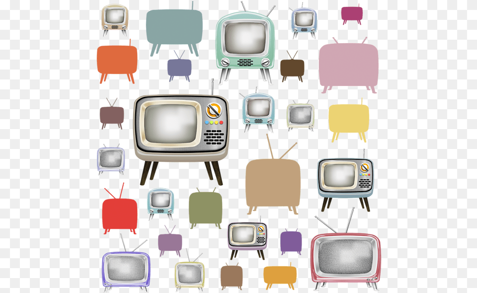 Retro Tv Pattern, Computer Hardware, Electronics, Hardware, Monitor Free Transparent Png
