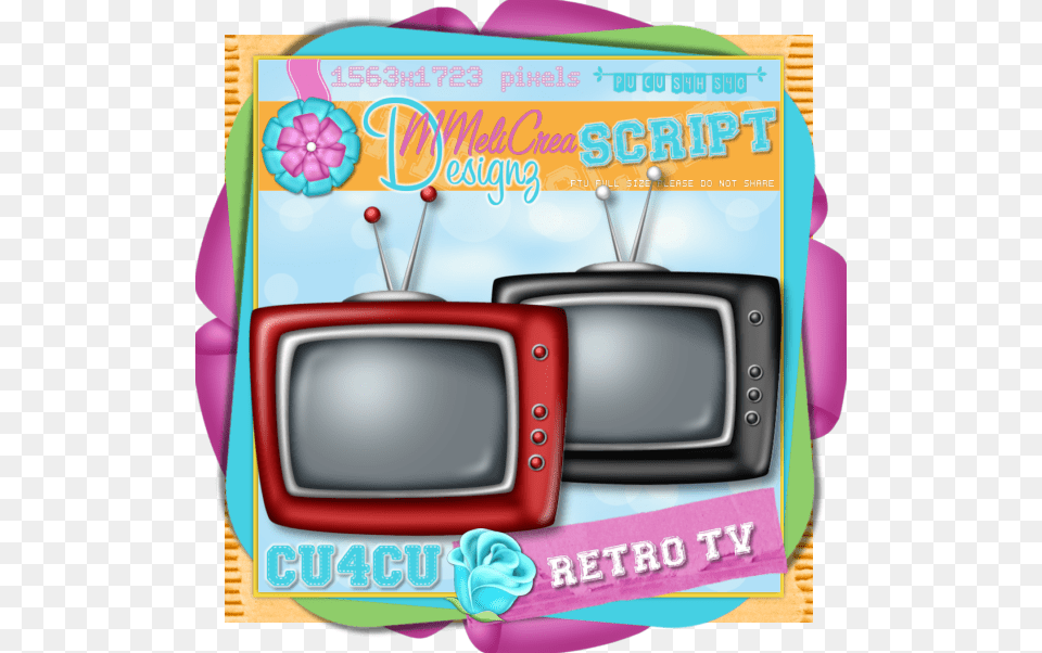 Retro Tv Script Gift, Computer Hardware, Electronics, Hardware, Monitor Free Transparent Png