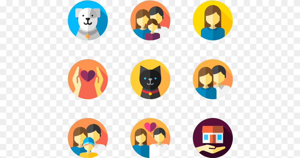 Retro Vector Icons, Art, Collage, Person, Face Free Transparent Png