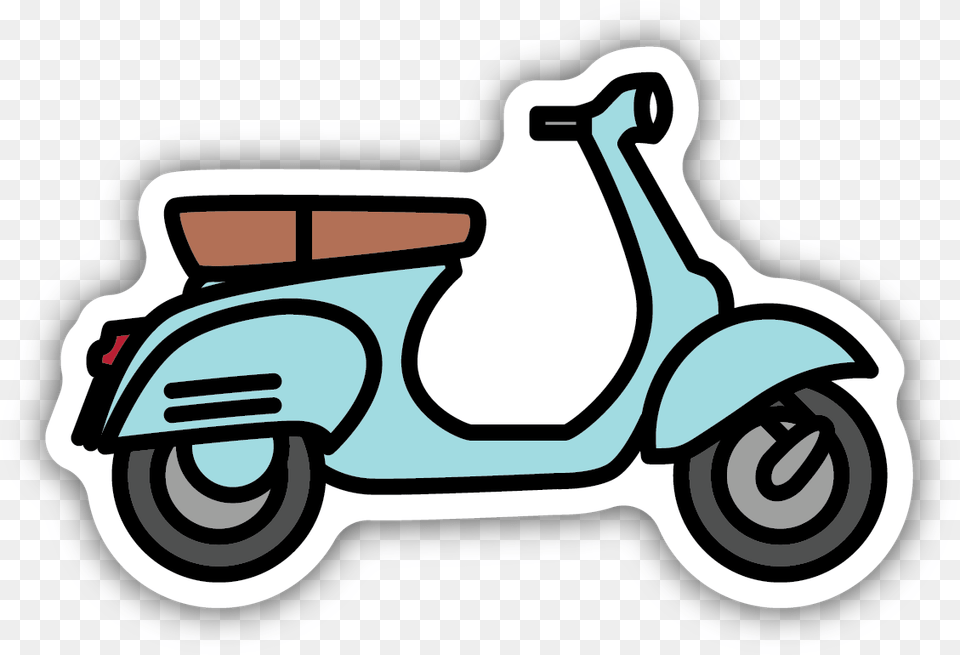 Retro Vespa Sticker Vespa Stickers, Vehicle, Transportation, Scooter, Motorcycle Free Png