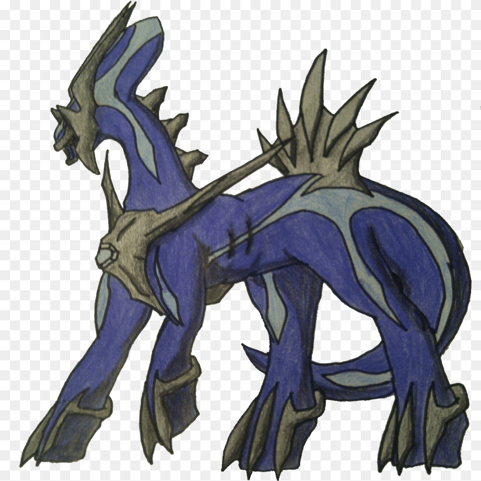 Return Of The Dialga Mythical Creature, Dragon, Animal, Dinosaur, Reptile Png Image