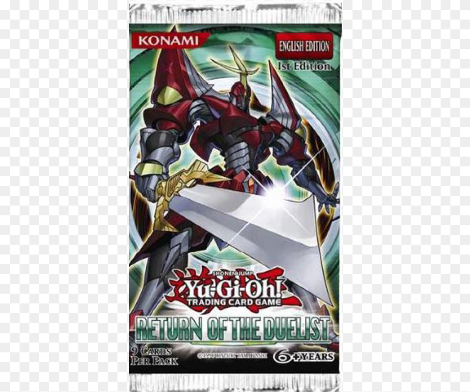 Return Of The Duelist Booster 800x800 Return Of The Duelist Booster Pack, Book, Comics, Publication, Advertisement Png Image