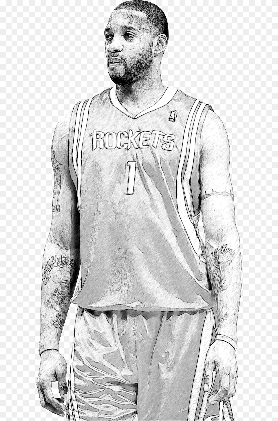 Return Of The T Mac Tracy Mcgrady White Background, Adult, Person, Man, Male Png