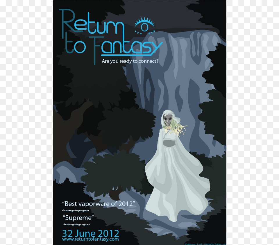 Return To Fantasy Poster, Book, Publication, Clothing, Dress Free Png Download