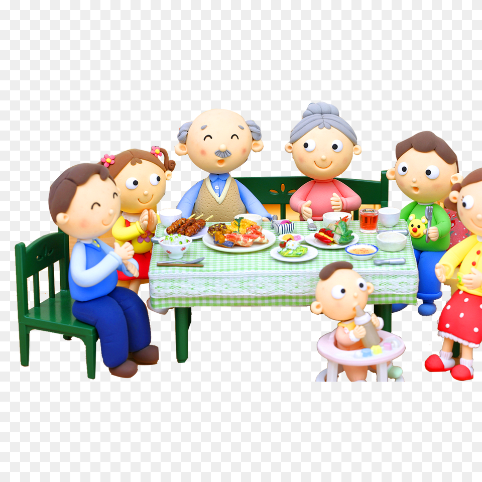Reunion Dinner Chinese New Year Template, People, Meal, Lunch, Person Free Transparent Png