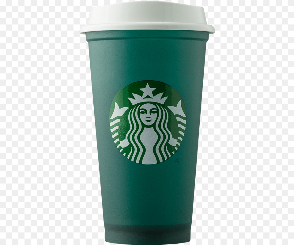 Reusable Colour Starbucks Green Reusable Cup, Mailbox, Beverage, Coffee, Coffee Cup Free Transparent Png