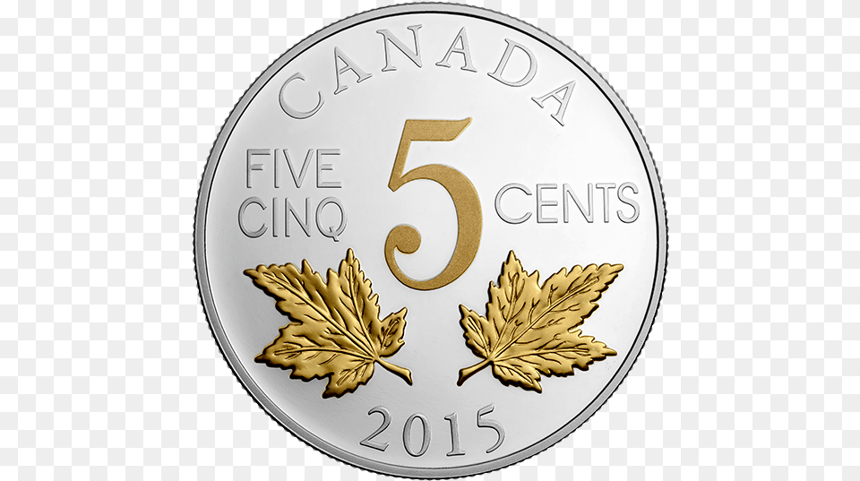 Rev 570 2015 Canadian Nickel, Text, Symbol, Coin, Money Png