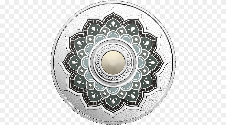 Rev 570 Canadian Mint Canada 1oz Silver Coin 2018 Tree Of Life, Armor, Shield, Disk Free Transparent Png