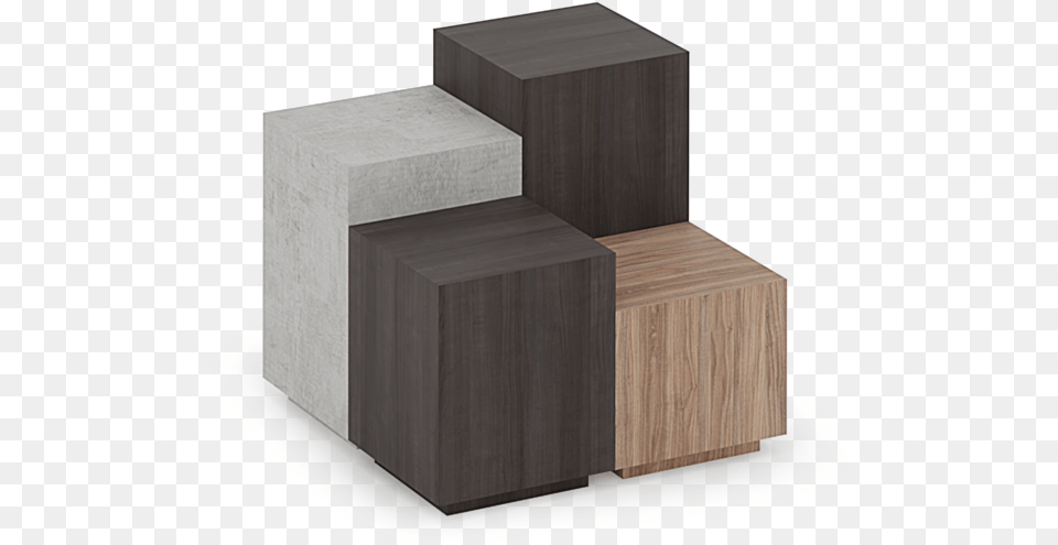 Reveal Collection Display Cube Set Coffee Table, Coffee Table, Furniture, Plywood, Wood Png Image