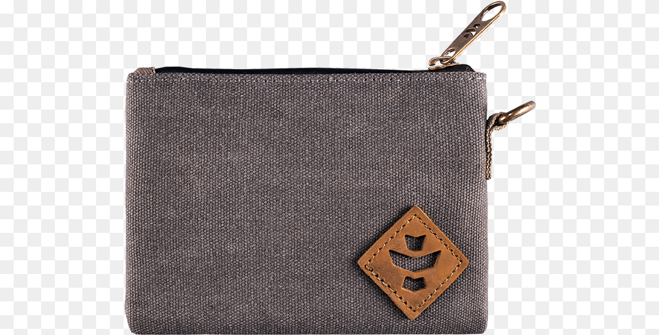 Revelry Mini Broker Zippered Money Bag Ash Pouch, Accessories, Handbag, Purse, Wallet Png