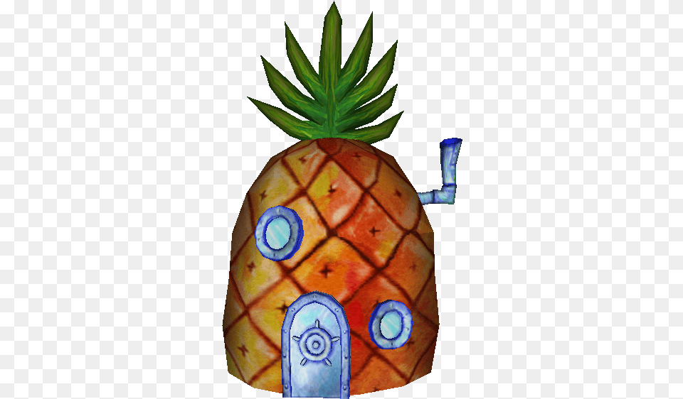 Revenge Spongebob Pineapple, Food, Fruit, Plant, Produce Png