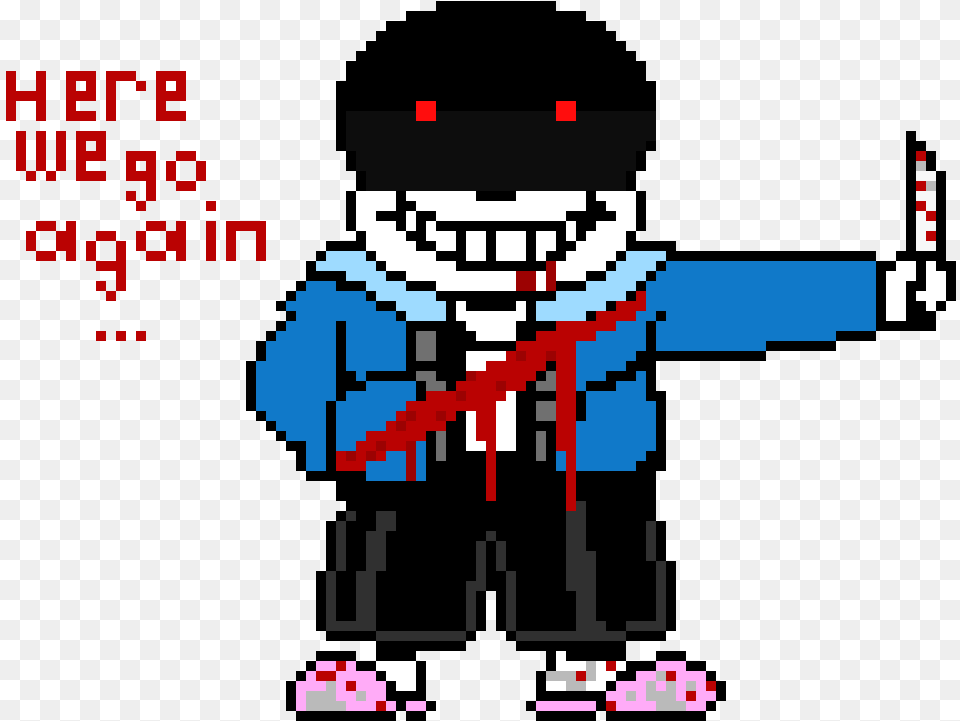 Revenge Undertale Sans Pixel Art, Qr Code, Nutcracker Free Png Download