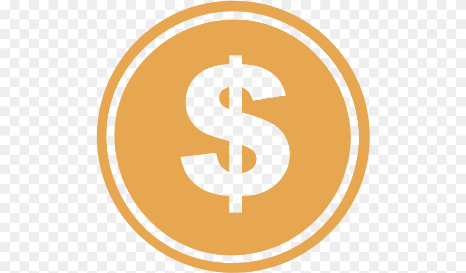 Revenue Dollar Sign White Icon, Symbol, Text, Disk, Number Free Transparent Png