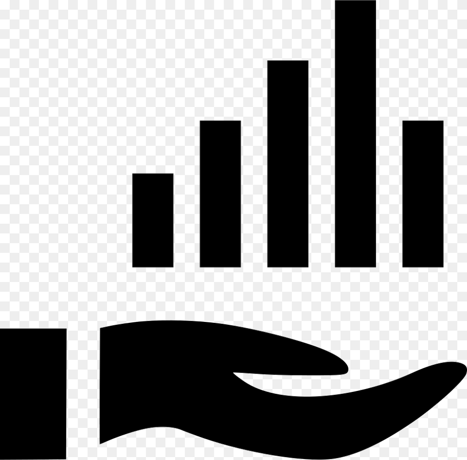 Revenue Graphs Invest Icon, Cutlery, Stencil, Fork, Logo Free Transparent Png