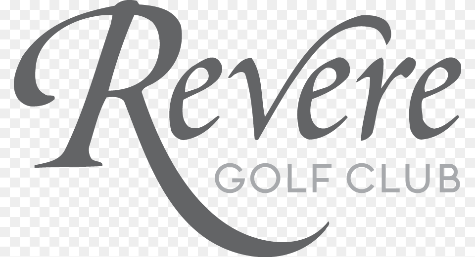 Revere Logo New1 01 Revere Golf Lexington Course, Text, Calligraphy, Handwriting, Animal Free Transparent Png